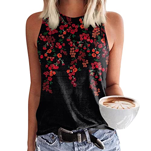 MODSGUE Tank Top Damen Sommer Ärmellose Trägershirt Lose Off...