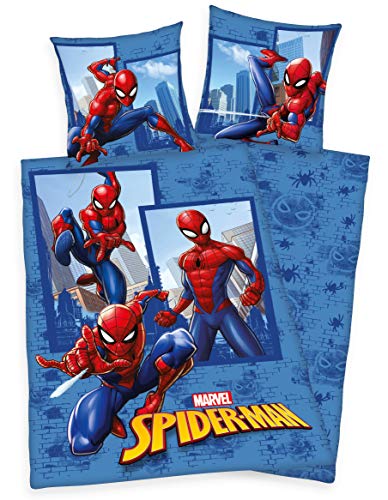 Wild South Shop Disney Marvel Spiderman Bettwäsche 80x80 +...