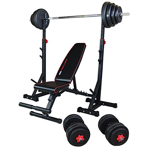 TrainHard® Premium Hantelbank verstellbar Drückerbank mit...