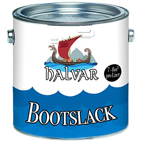 Halvar Bootslack Weiß/Grau/Schwarz RAL 9001-9018 Yachtlack MATT...