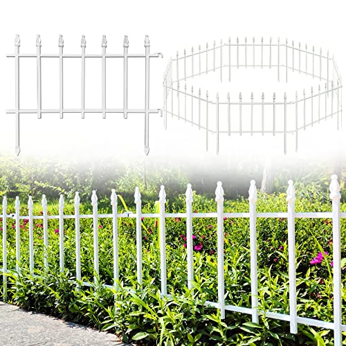 Thealyn Dekorativer Gartenzaun aus Metall, 57 cm breit x 45 cm...